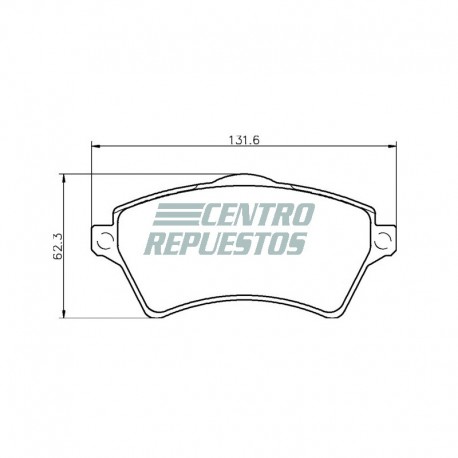 Pastillas de freno LR Freelander (2001-...)